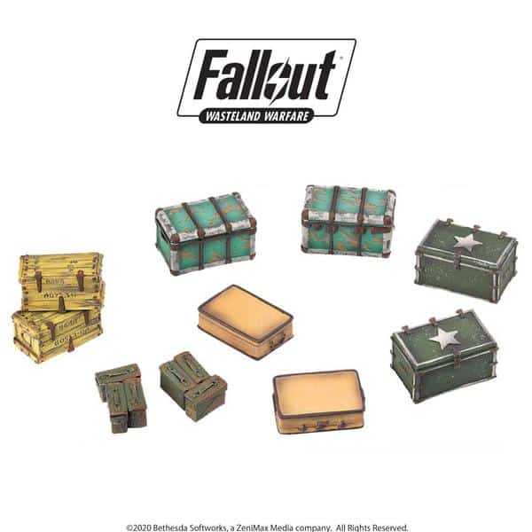 Fallout: Wasteland Warfare - Terrain Expansion: Cases and Crates