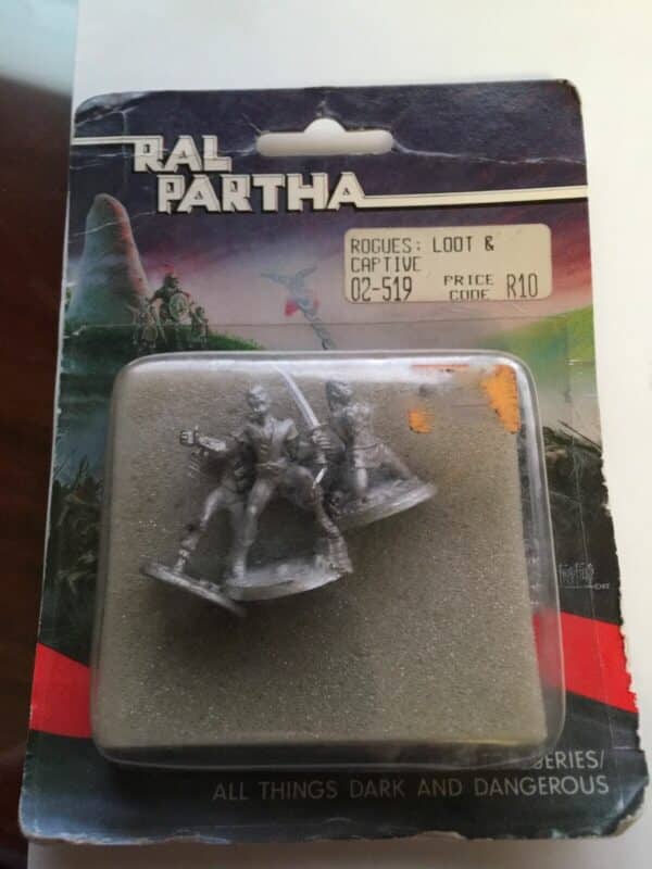 Ral Partha - Rogues & Loot & Captive in blister - 02-519