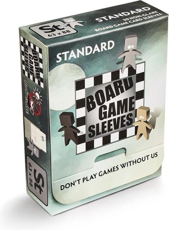 Board Games Sleeves - Non-Glare - Standard (63x88mm) - 50 Pcs