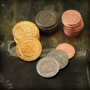 Set of 50 Metal Medieval Coins