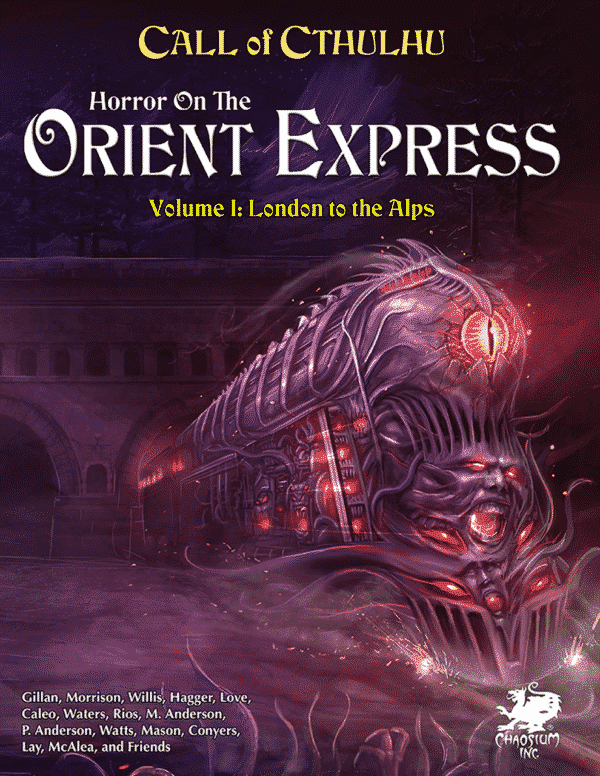 Call of Cthulhu RPG - Horror on the Orient Express