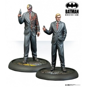 Batman Miniature Game - The White Knight & Two-Face
