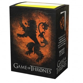 Dragon Shield Standard Sleeves - Game of Thrones House Lannister (100 Sleeves)