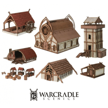 Warcradle Scenics - Estun Village Set