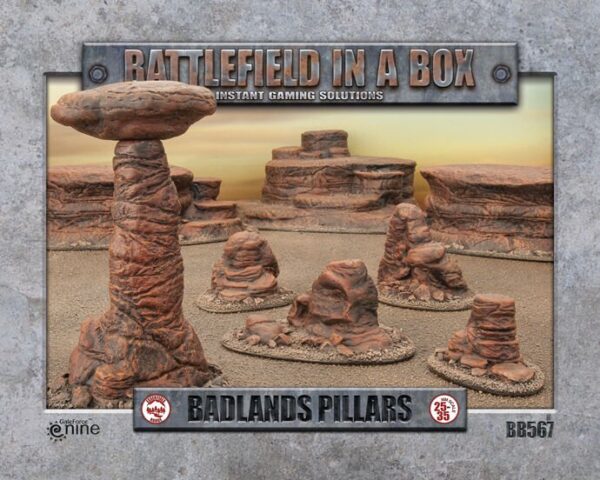 Battlefield In A Box - Badlands Pillars