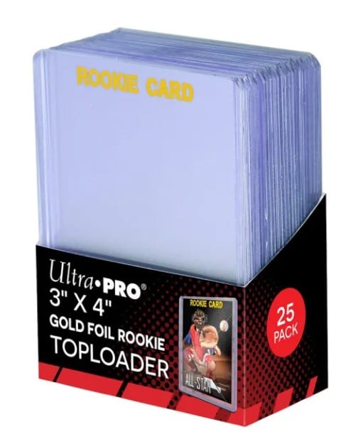 UP - Toploader - 3" x 4" Rookie Gold (25 pieces)