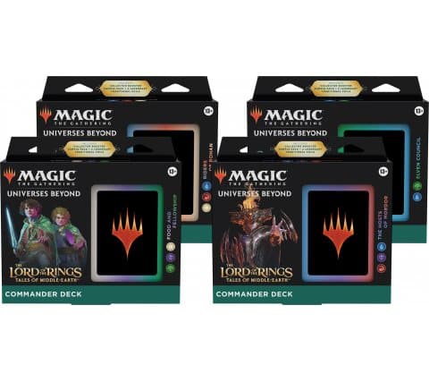 MTG - The Lord of the Rings - Tales of Middle-Earth Commander Decks Set (4 decks)