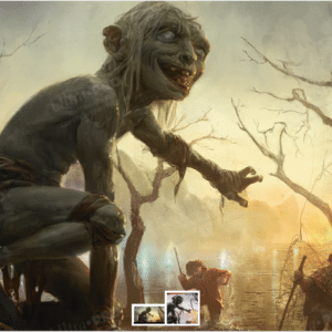 UP - The Lord of the Rings Tales of Middle-earth Playmat 9 - Featuring Smeagol for MTG