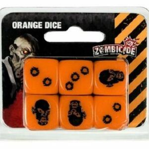Zombicide - Orange Special Dice (6)