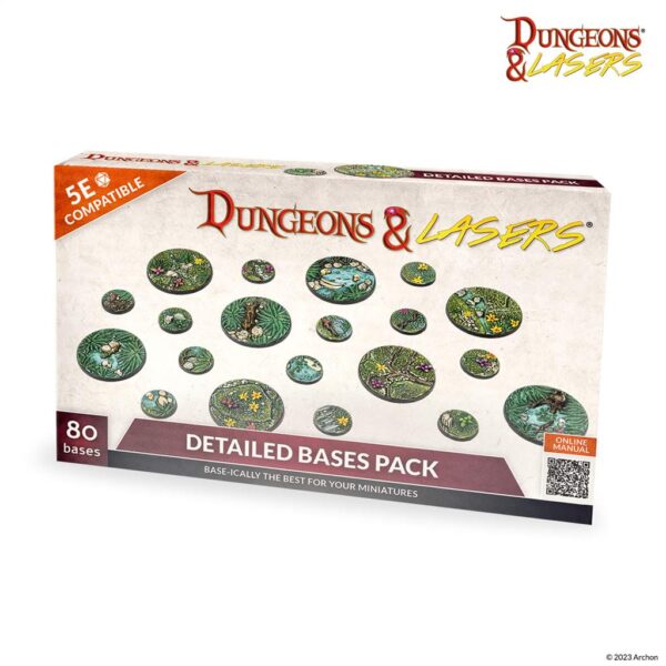 Dungeons & Lasers - Detailed Bases Pack