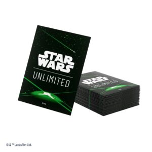 Gamegenic - Star Wars Unlimited Art Sleeves - Card Back Green