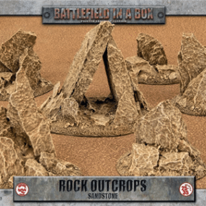 Battlefield in a Box - Rock Outcrops - Sandstone