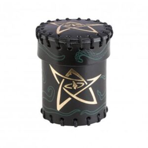 Call of Cthulhu Black & green-golden Leather Dice Cup