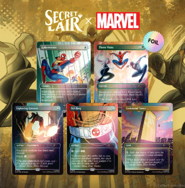 Secret Lair - Spider Man - Heroic Deeds - Rainbow Foil Edition