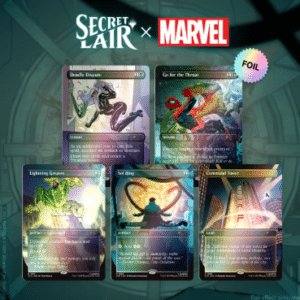 Secret Lair - Spider Man - Villainous Plots - Rainbow Foil Edition
