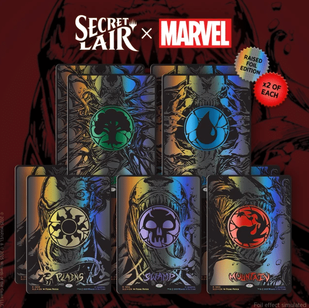 Secret Lair - Spider Man - Mana Symbiotes - Raised Foil Edition