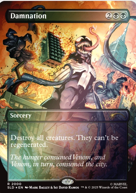 Secret Lair - Spider Man - Venom Unleashed Colors - Rainbow Foil Edition - Afbeelding 2