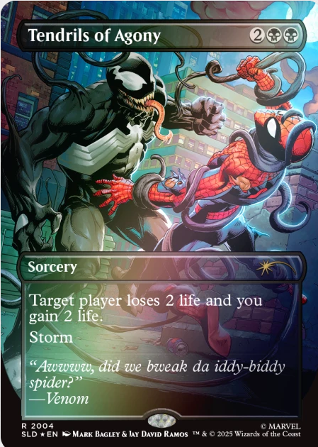 Secret Lair - Spider Man - Venom Unleashed Colors - Rainbow Foil Edition - Afbeelding 6