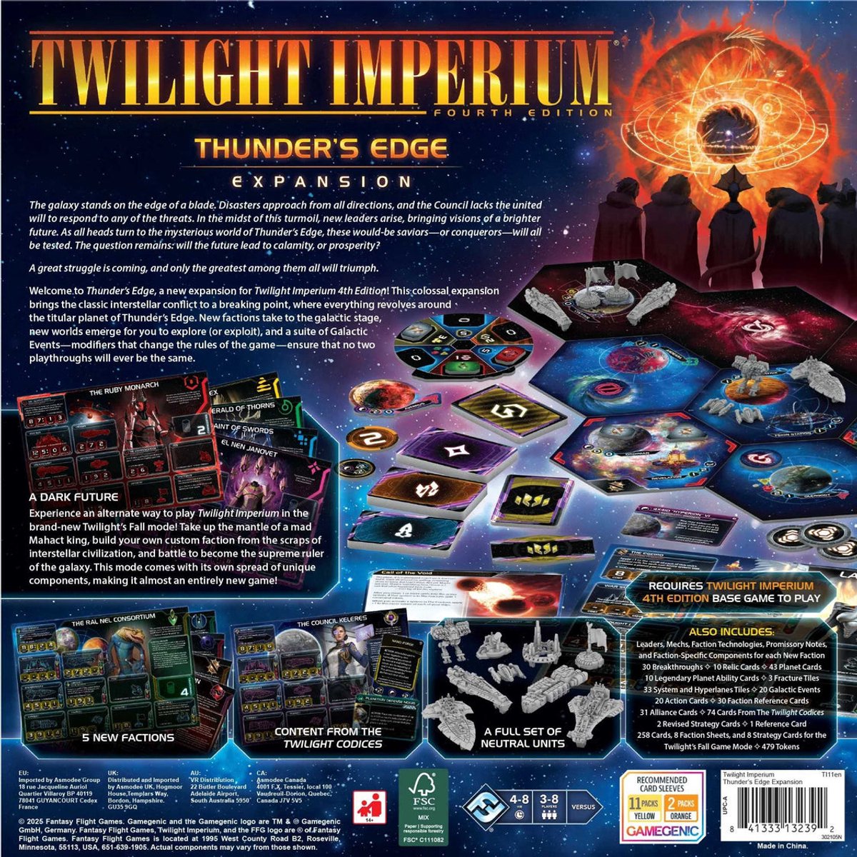 Twilight Imperium 4th Edition - Thunder’s Edge Expansion