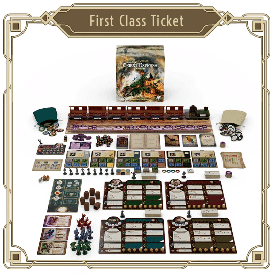 Horror on the Orient Express: The Board Game - First Class Ticket - Kickstarter / Gamefound Edition