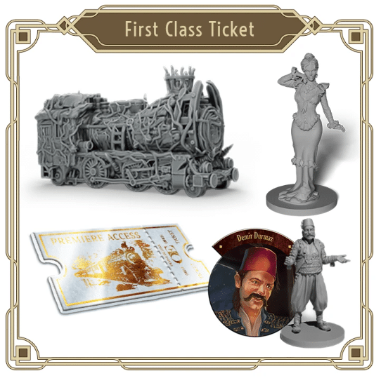 Horror on the Orient Express: The Board Game - First Class Ticket - Kickstarter / Gamefound Edition