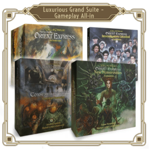 Horror on the Orient Express: The Board Game - Luxurious Grand Suite Gameplay All-In - Kickstarter / Gamefound Edition