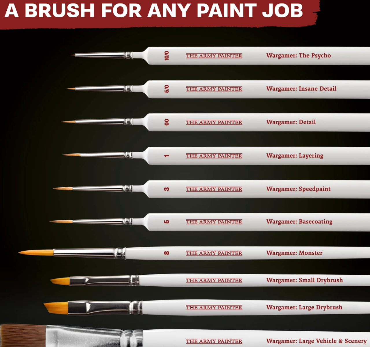 The Army Painter - Wargamer Speedpaint Brush